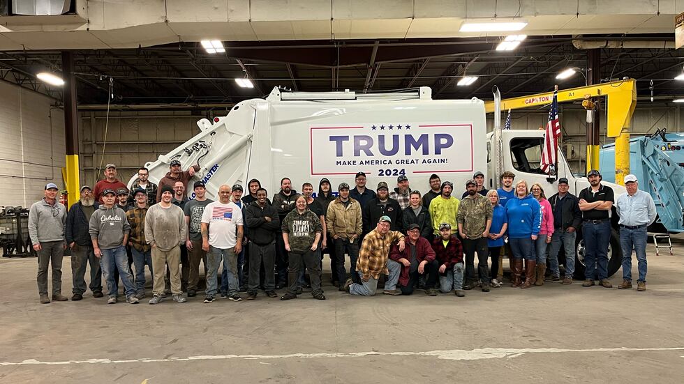 The garbage truck Trump rode in will be at his inauguration ceremony