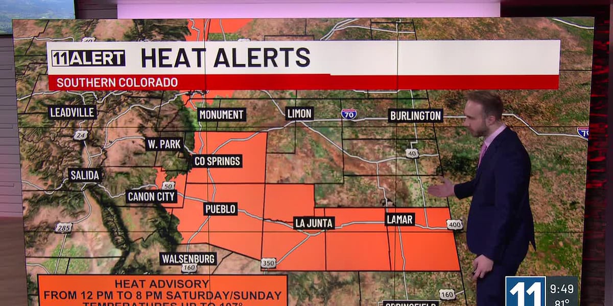 Record heat possible this weekend, rain returns next week