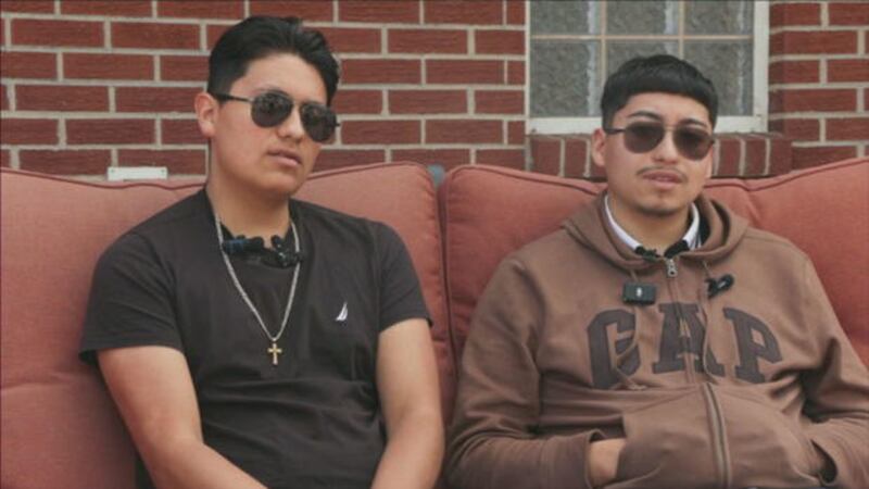 From left: Adam and Daniel Diaz