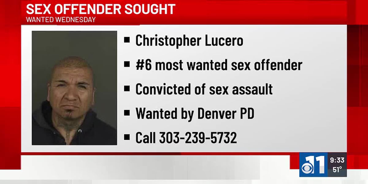 List of Colorado’s ‘Most Wanted Sex Offenders’ as of April 10, 2024