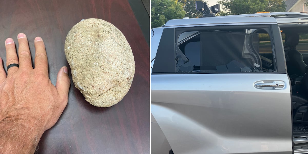 Greeley man charged after throwing 10-pound rock through window of ...