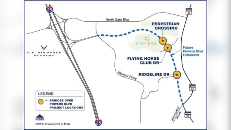 Powers Boulevard Extension Bridges project
