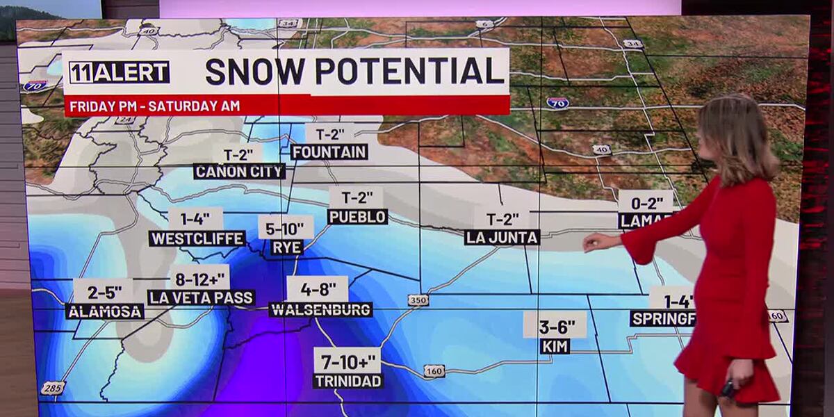 Snowball Return Snow returns through Saturday ahead of more sunshine