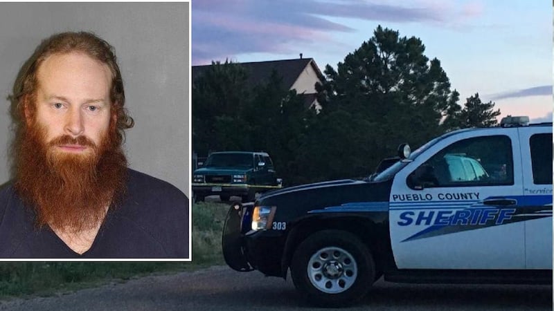Deadly shooting in Pueblo West. Suspect photo of Sean Michael Pennefather from Pueblo County...