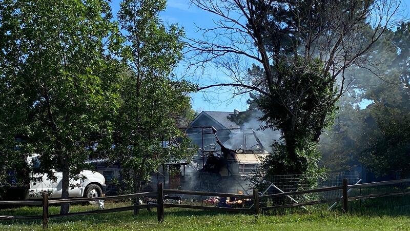 Springs Rv Fire RV destroyed in fire just northeast of Colorado Springs; 2 hurt