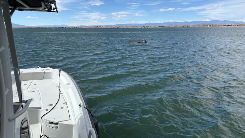 Officers continue search for missing person after boat capsizes at Lake Pueblo; dog recovered