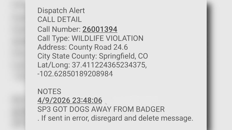 Dispatch Notification ‘Dog versus badger situation’: Colorado police department gets good ...