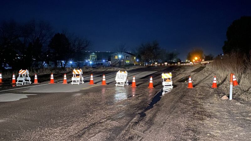 Mark Dabling Rd Water main break closes Mark Dabling Boulevard, crews find another leak
