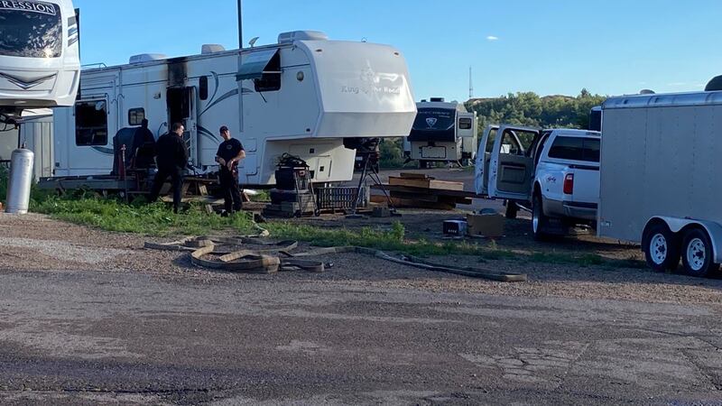 Springs Rv Fire Fire at Colorado Springs RV park quickly extinguished