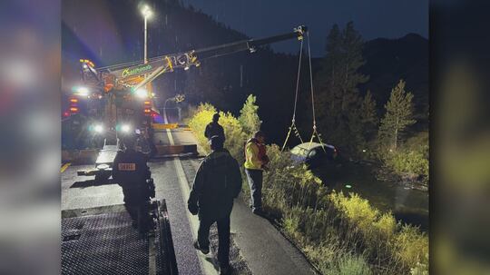 The rescue wrapped up around 8 p.m. Both occupants were able to get themselves out of the...