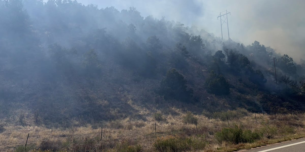 Wildfire shuts down highway in southern Colorado northwest of Cañon City