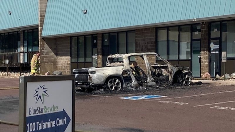 Crews responding to electric vehicle fire in Colorado Springs