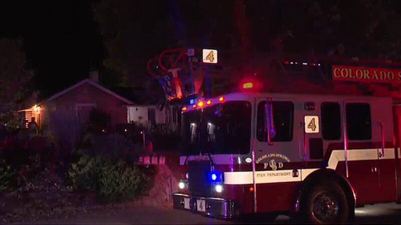 Electrical malfunction sparks fire in Colorado Springs home