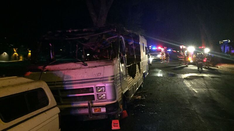Springs Rv Fire RV catches fire in Colorado Springs