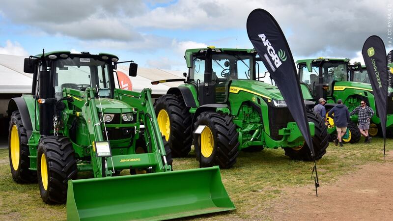 John Deere to lay off roughly 600 employees from three U.S. factories.