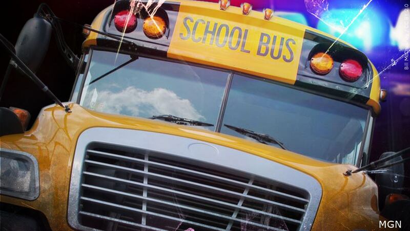 According to the Shawnee County Sheriff’s Office, no students were on the bus at the time of...
