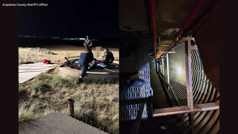 Arapahoe County deputies rescued two people stuck in a missile silo in unincorporated Arapahoe...