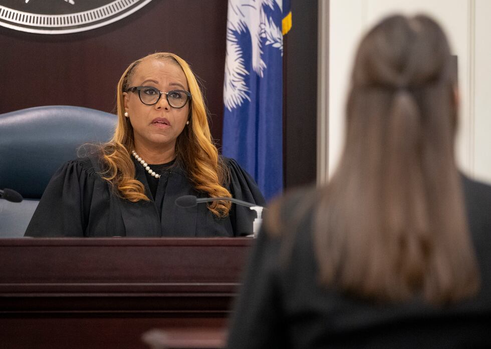 Jamie Lee Komoroski Arrested; Woman sentenced after pleading guilty in crash that killed newlywed on golf cart 9th Circuit Court Judge Deadra Jefferson listens to Jamie Lee Komoroski plea guilty to...