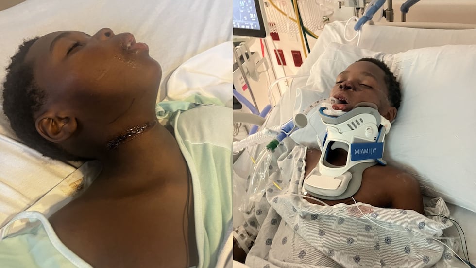 Marshania English's son, Javion, was shot at Brittany Woods Apartments on Monday, Sept. 7,...