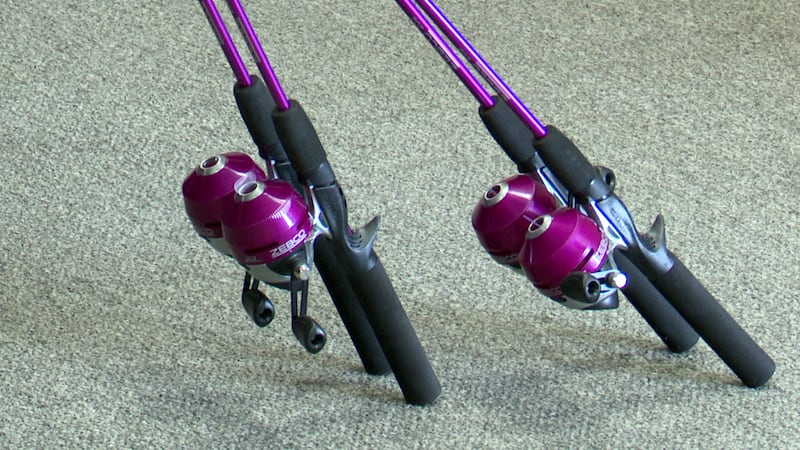 Fishing poles are being given to 650 kids on Get Outdoors Day.