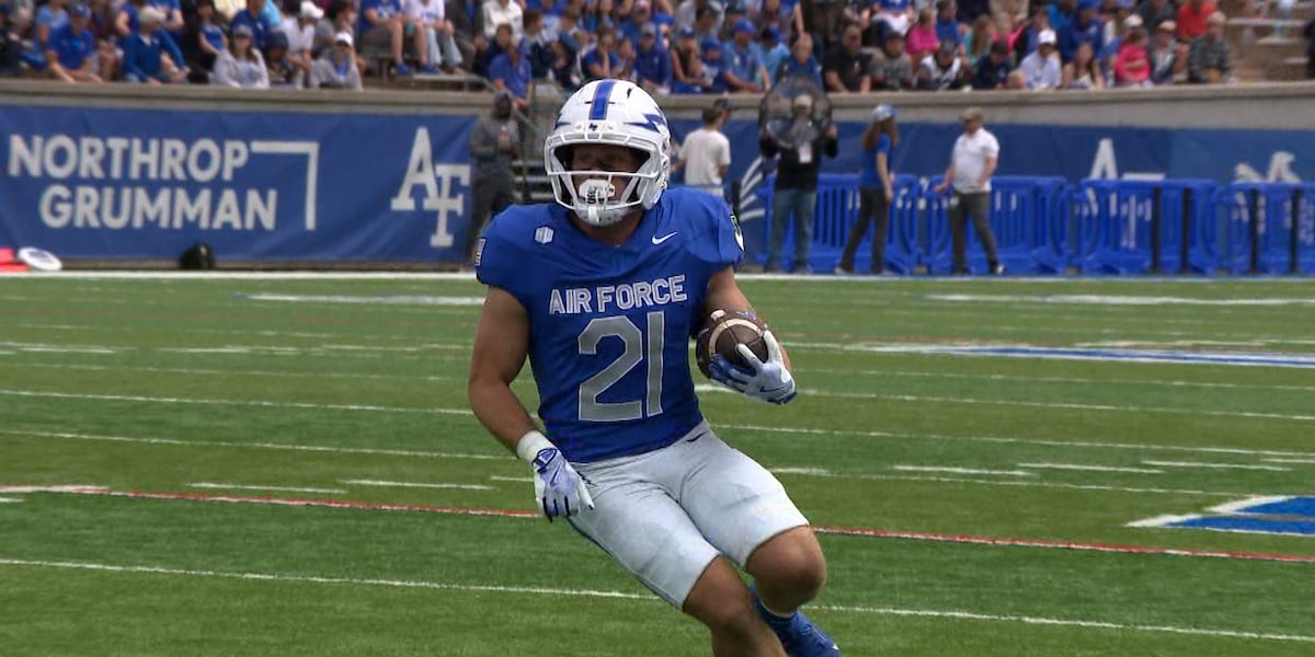 Air Force football opens season with 49-13 win over Bucknell