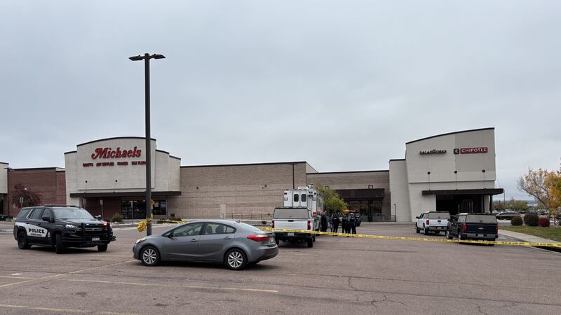 The scene during the investigation on Oct. 6, 2025.