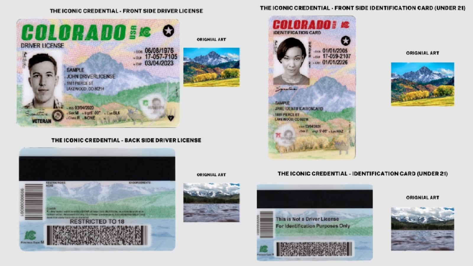 Colorado License Design New Colorado driver license design unveiled