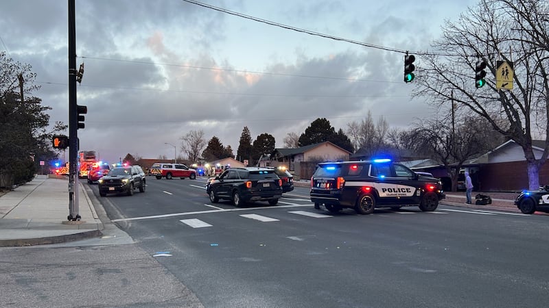 Crews knock down structure fire in northeast Colorado Springs