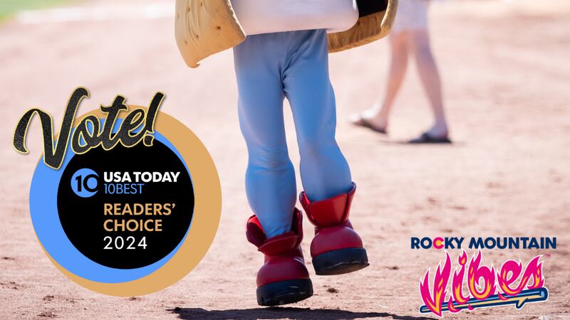 Rocky Mountain Vibes mascot, Toasty, has been nominated by USA TODAY