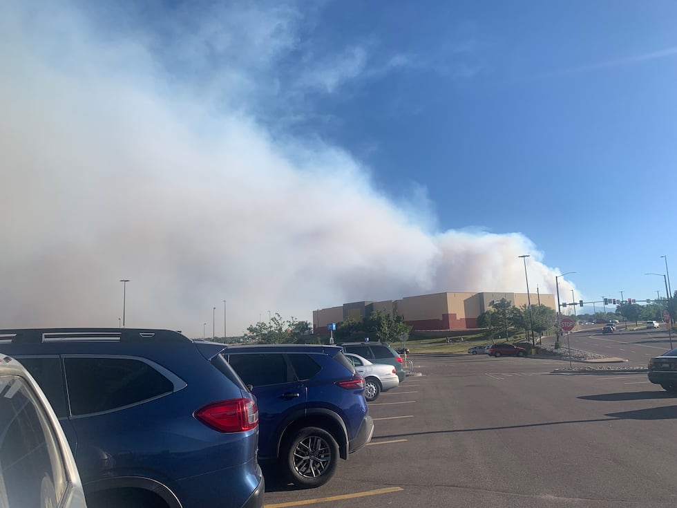 Image captured of the Aspen Acres Fire