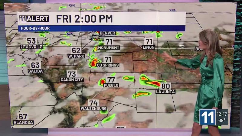 Some stronger storms possible for the plains today with a dry start to the weekend.