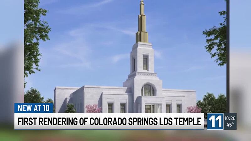 Church leaders released a digital rendering of the exterior of the 45,000 square foot temple.