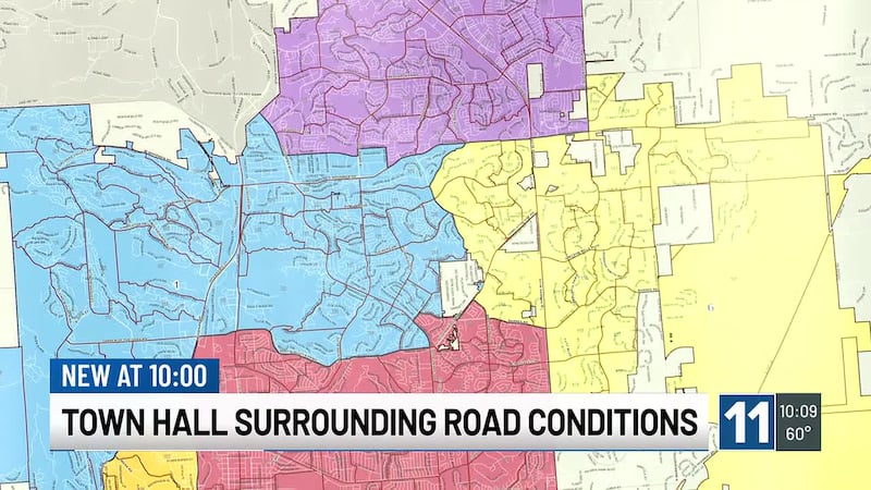 Community members joined Dave Donelson's town hall Thursday evening to discuss road conditions.
