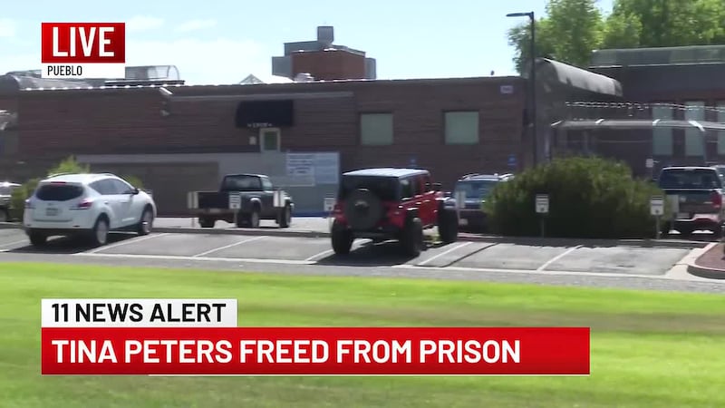 Former Mesa County Clerk Tina Peters was released from state prison Monday after Governor...