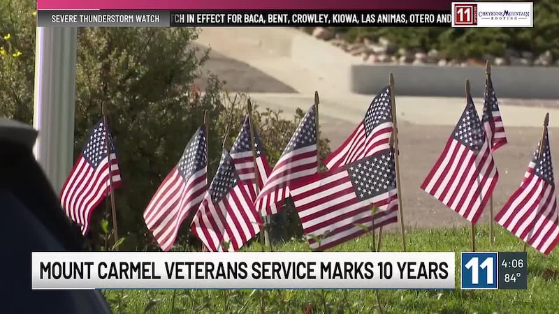A local veterans service organization is highlighting a decade in the community.