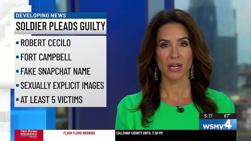 Four of Robert Cecilio’s phones were found to contain child sexual abuse material, including a...