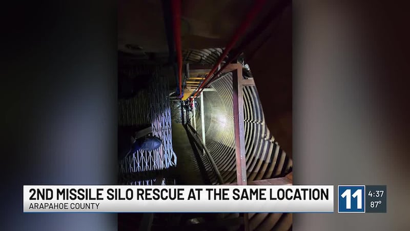 Arapahoe County deputies rescued two people stuck in a missile silo in unincorporated Arapahoe...