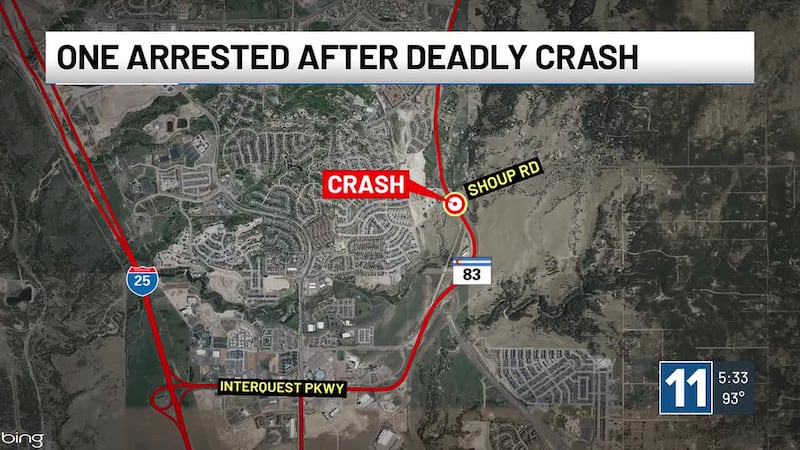 A man has been arrested after a crash killed one yesterday.