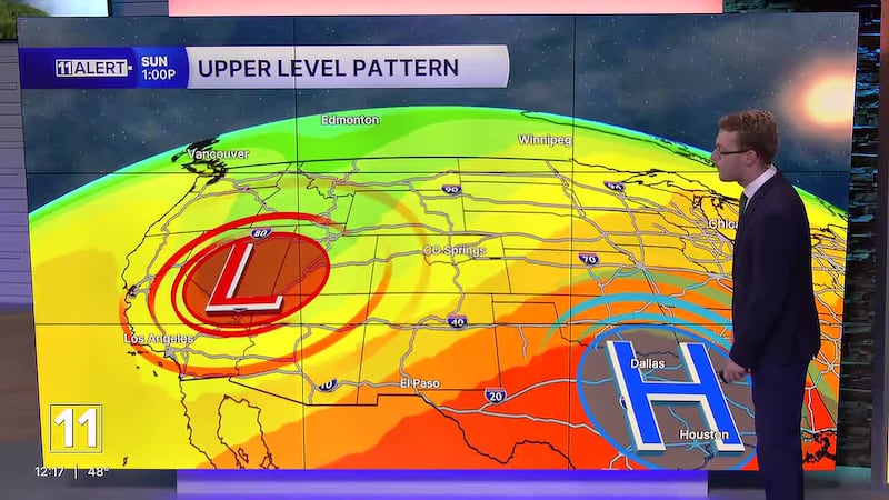 Mostly sunny and milder rest of the week