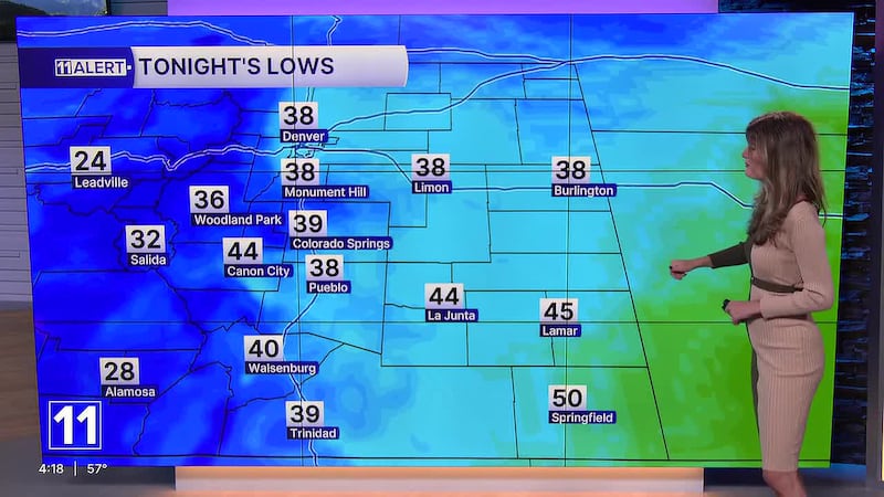 Southern Colorado will stay mild for the last week of October. The Halloween weekend forecast...