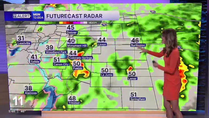 A few more showers are possible tonight with cooler temperatures. Tomorrow brings in changes...