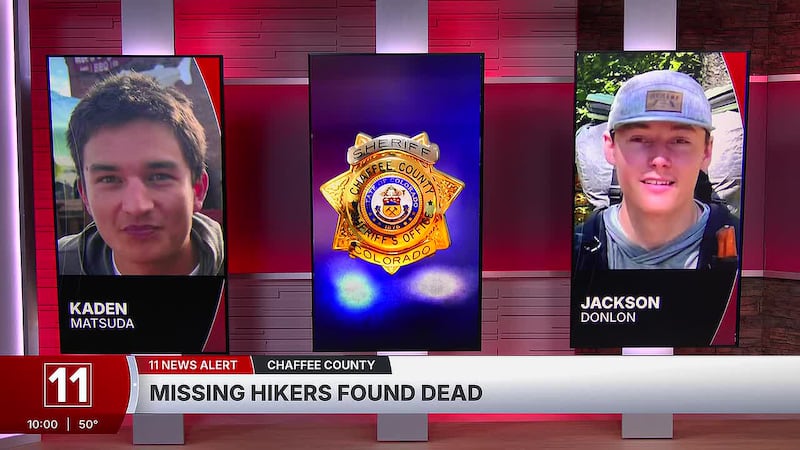 After days of searching, the sheriff’s office said both Kaden Matsuda and Jackson Donlon were...