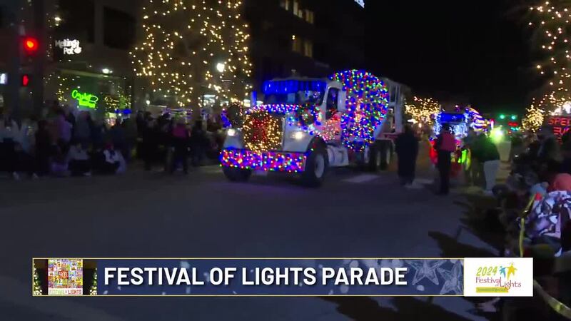 The 2024 Festival of Lights, hosted by 11 News Anchors Adam Atchison and Lindsey Boetsch.