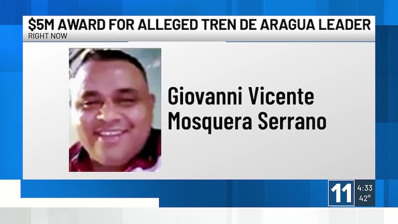 A $5 million reward is being offered for the arrest of an alleged leader of the Venezuelan...