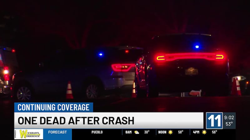 CSPD said a pedestrian was killed in a crash on the north side of the city on Friday evening.